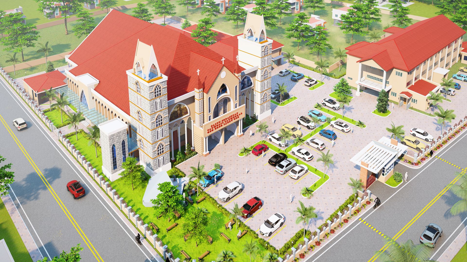 St. Sebastian New Cathedral, Odo-Egbo, view 3 of 5