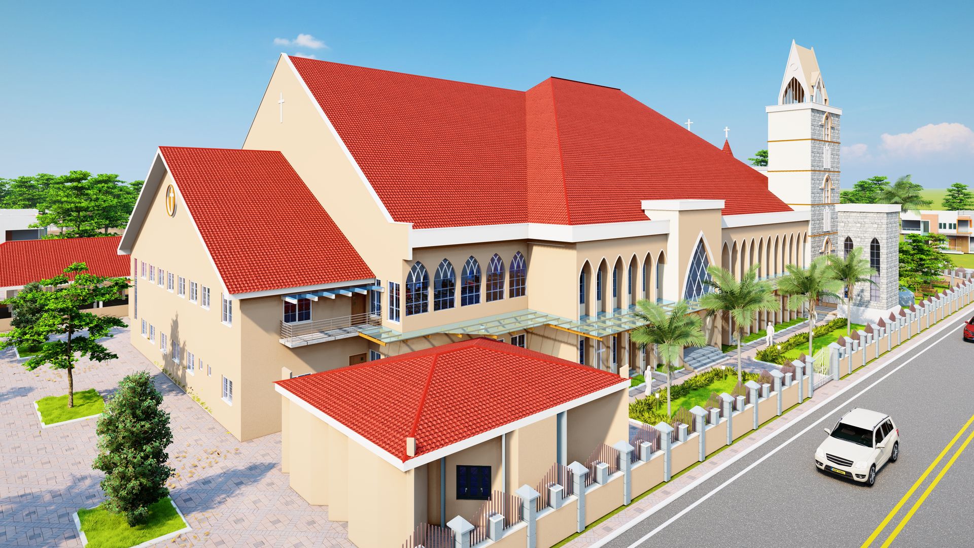 St. Sebastian New Cathedral, Odo-Egbo, view 4 of 5