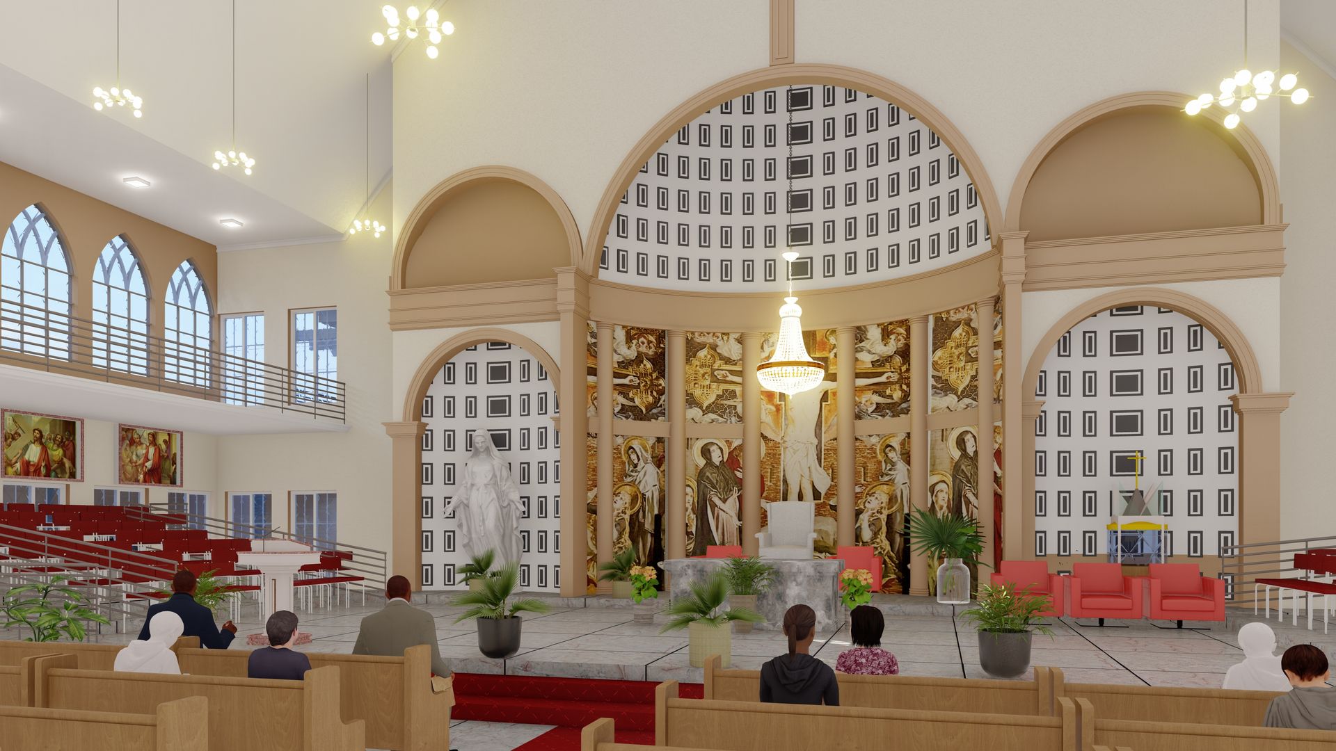 St. Sebastian New Cathedral, Odo-Egbo, view 5 of 5
