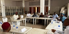 Photos from the Meeting between the Bishop and Building Committee Members on the progress of the New Cathedral Project ----04/03/2023