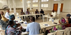 Photos from the Meeting between the Bishop and Building Committee Members on the progress of the New Cathedral Project ----04/03/2023